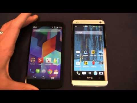 Google Nexus 5 vs. HTC One Dogfight Part 1