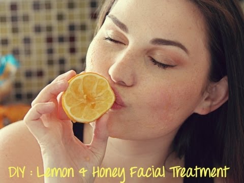 how to apply lemon n honey on face