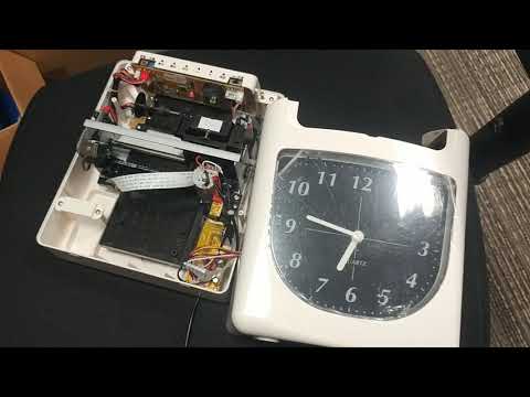 打卡鐘過電內部運作狀況