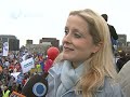 Huge London climate change protest