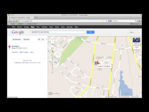 how to locate gps coordinates on google maps