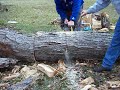 Mcculloch cutting wood Mcculloch cutting wood