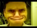 stretchy man with rubber face stretchy man with rubber face