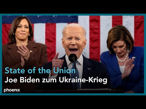 US-Präsident Joe Biden zur Lage der Nation (State Of ...