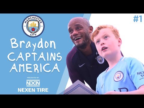 Video: Braydon Captains America | Episode 1 - Vincent Kompany has a big surprise for Braydon!