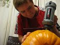 Pumpink Carving With Power Tools