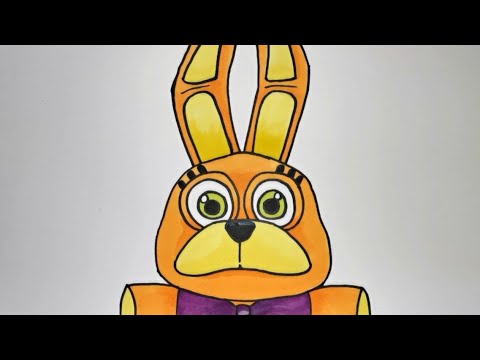 video-linktoworks-How To Draw Spring Bonnie Plushie From Five Nights At...