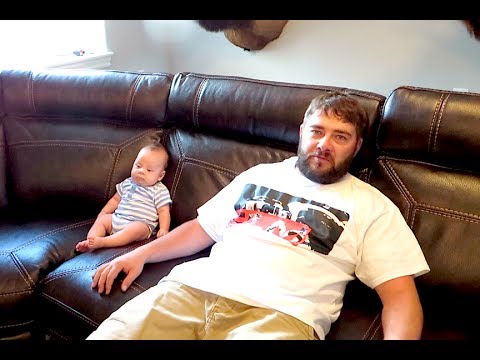 A COUPLE MEN DOING MEN THINGS