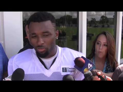Jarvis Landry speaks from Dolphins training camp