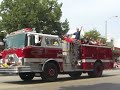 Firetrucks blowing their horns