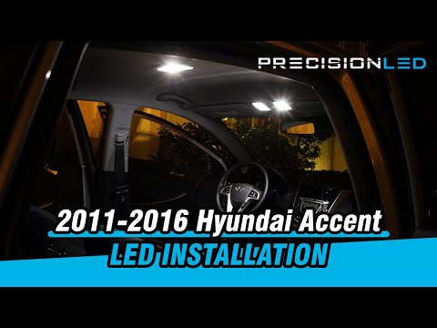 Hyundai Accent LED – How to Install LED Interior Lights 2011+