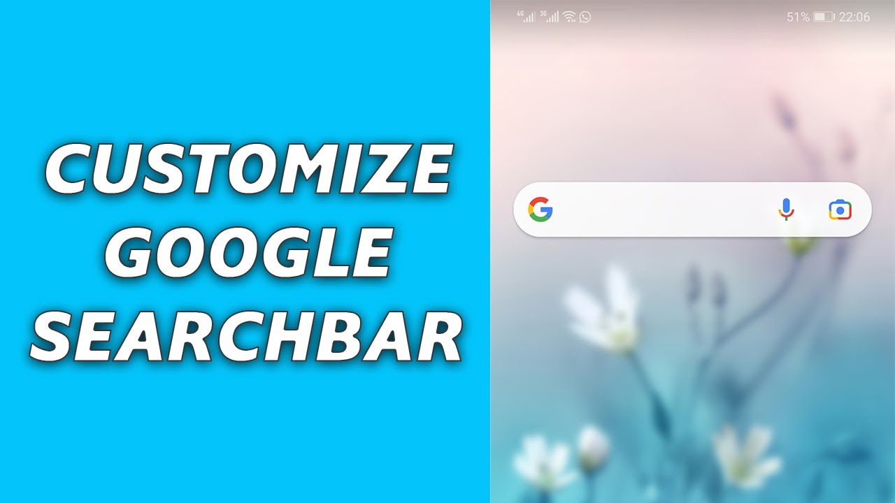how to add search bar on home screen