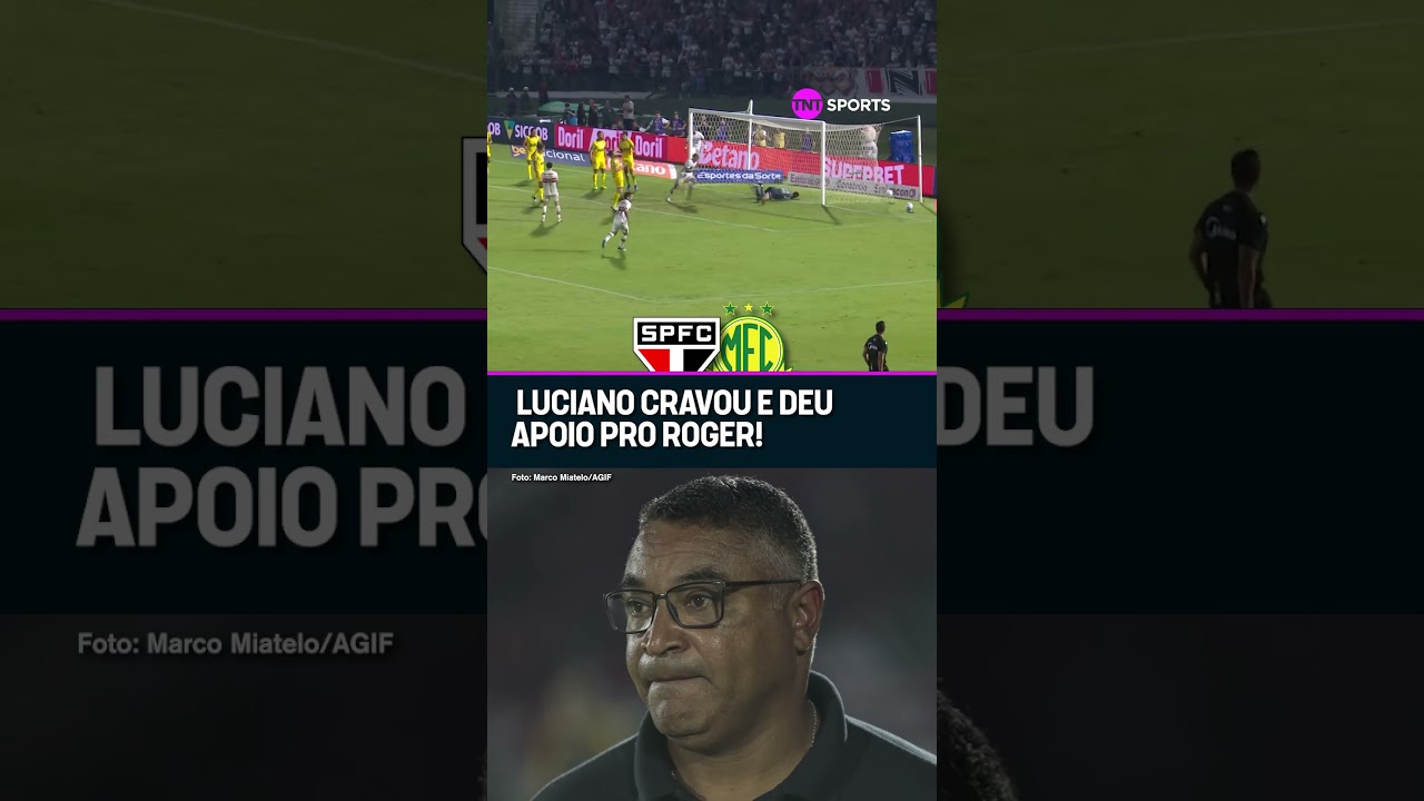 APOIO A ROGER MACHADO! LUCIANO CRAVOU CONTRA O MIRASSOL E FEZ QUESTÃO DE ABRAÇAR O TÉCNICO #shorts