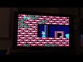 so i discovered a great nes gem a few days ago. and i simply loved it up to this point. to get to this area you have to jump across a pool of acid by bouncing off enemies, problem is, this is virtually impossible (at least i never found an effective way to do it). so my solution was to jump as many of the three enemies i could, switch to the dinosaur character (who knows how to swim) and jump to safety as fast as possible. but even with this tactic your life would be drained to 0 heart containers and about 10-40 hp. so to get back to the other side of the pond withouth dying, some grinding was needed. tape ftw!