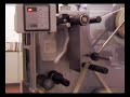 The ALS 350 applies self-adhesive (pressure sensitive) labels and tags at up to 70 metres/min with a dispensing accuracy of +/- 0.5mm without the need for air/vacuum applicators. Video demonstrates variable speed tracking (Automatic Product Speed Following -APSF) also known as speed adaption. Labeller will synchronise with the belt, web or product from 0-70m/min accelerating or decelerating without loss of accuracy. Has large 400mm diameter powered unwind and uses 3 x stepper motors for 24 hour operation. Can be linked in tandem with another ALS 350 for continuous non-stop operation or zero downtime (ZDT).