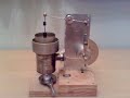 Stirling Engine Made From Scrap 3 (Startup)