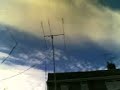 my cushcraft ma5b on top of the mast at 14mts