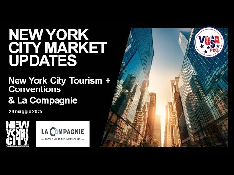 Video 29-5-2025 News da NYC con NYC Tourism & La Compagnie.