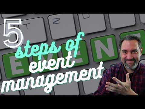 5 Stages of Event Management - Making and Online Event from Start to Finish