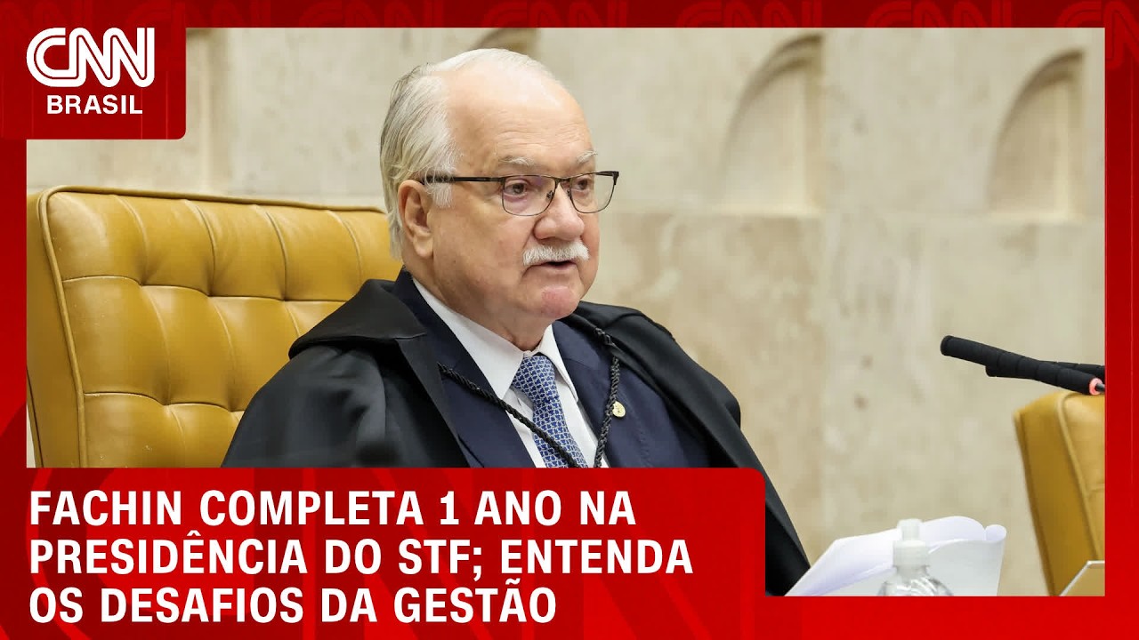 Fachin completa 1 ano na presidência do STF sob pressão | LIVE CNN