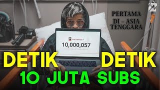 DETIK-DETIK ATTA HALILINTAR 10 JUTA SUBSCRIBERS! Pertama di Asia Tenggara...