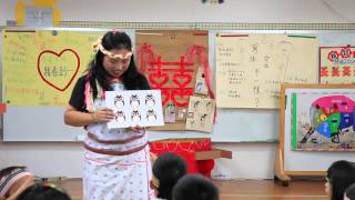 花蓮見晴沉浸式族語幼兒園拍攝-用圖卡教數字