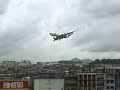 Japan Air Lines DC-10 landing Hong Kong Kai Tak Airport 香港  启德机场 3