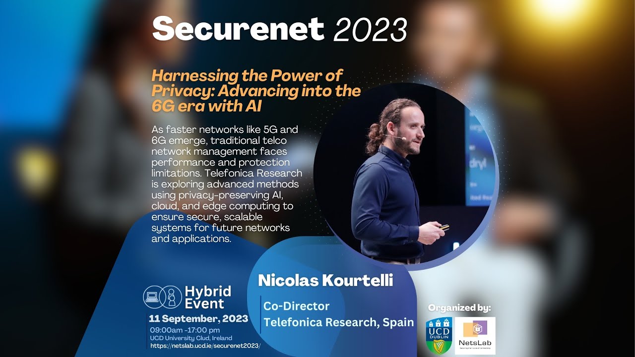 SECURENET 2023 - Harnessing the Power of Privacy - Nicolas Kourtellis