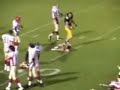 Naked streaker gets tackled during a football game