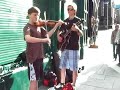 doug and stuart busking in edinburgh scotland july 2008!