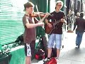 doug and stuart busking in edinburgh scotland july 2008!