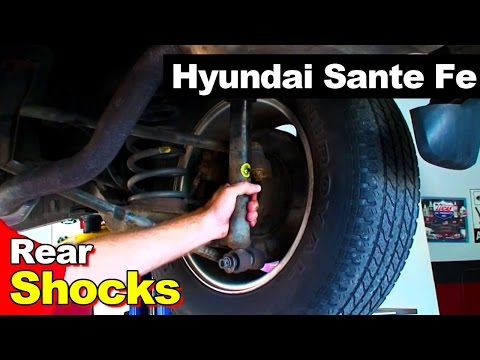 2001-2005 Hyundai Sante Fe Rear Shocks Replacement