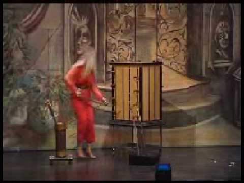 Stuart & Jayne Safire Illusionists UK Indiana Chuckle 1st Spot 2008 Theatre Tour Sword Box