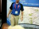 INFO's Josh Snow in AllTel's Tire Changing Contest