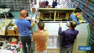 World's largest LEGO brick caravan Time-lapse - Motorhome & Caravan Show 2015
