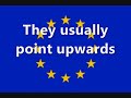 eu european union strasbourg parliament poster pentagrams