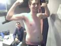 Click here to watch this video BDK shirtless in studio