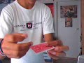 Explanation of a simple card levitation Explanation of a simple card levitation