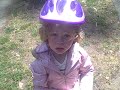 Nadia on her bike