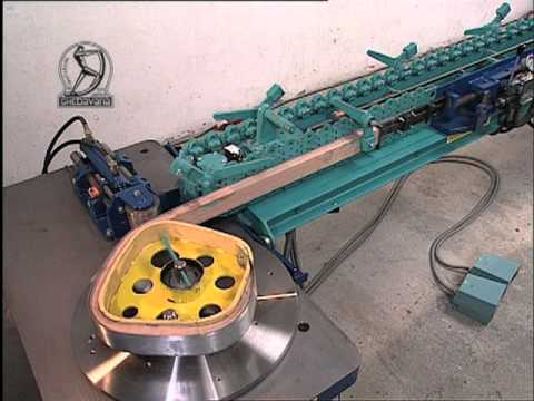 Solid Wood Bending Machine for closed circles or worms