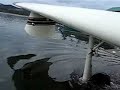 Land to Water in Lake Amphibian Plane, Aleknagik, Alaska