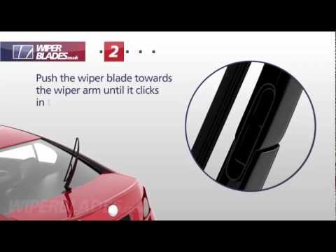 how to fit rear wiper blade