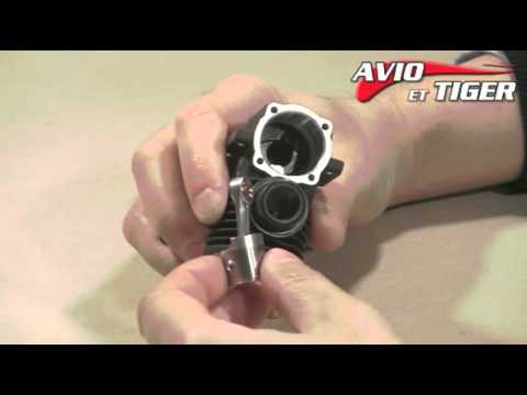 Remontage du kit chemise-piston d'un micro-moteur thermique