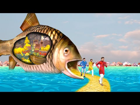जादुई दरवाज़ा मछली Magical Door Funny Comedy Story हिंदी कहानिय Hindi Kahaniya Story Comedy Video