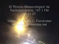 El Rincon Meteorológico de Radio Salobreña, 09.11.07.