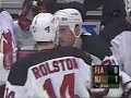 Brian Rolston Goal vs. Panthers, puck gets stuck!