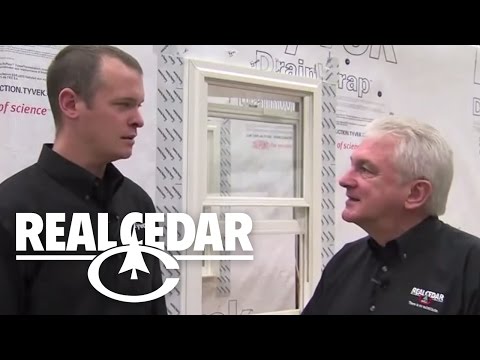 how to install tyvek drainwrap