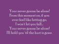 Nickelback - Never Gonna Be Alone (lyrics)