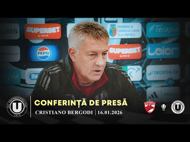 🎙 CONFERINȚĂ DE PRESĂ | Cristiano Bergodi: „Un meci foarte dificil și foarte important"