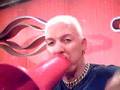HP Baxxter freestyling with megaphone
